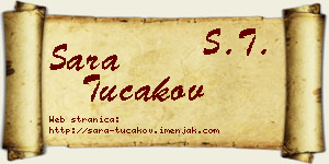 Sara Tucakov vizit kartica